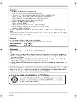 Preview for 6 page of Panasonic DVD e.cam VDR VDR-D210 Operating Instructions Manual