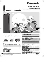 Preview for 1 page of Panasonic DVD-F84 Operating Instructions Manual