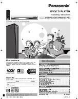 Panasonic DVD-F87 Operating Instructions Manual preview