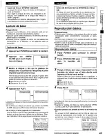 Preview for 43 page of Panasonic DVD-H1000 Operating Instructions Manual