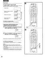 Preview for 64 page of Panasonic DVD-H1000 Operating Instructions Manual