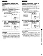 Preview for 71 page of Panasonic DVD-H1000 Operating Instructions Manual