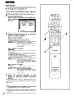 Preview for 78 page of Panasonic DVD-H1000 Operating Instructions Manual