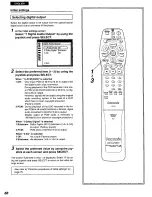 Preview for 88 page of Panasonic DVD-H1000 Operating Instructions Manual