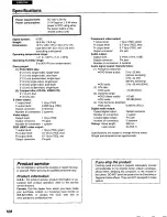 Preview for 108 page of Panasonic DVD-H1000 Operating Instructions Manual