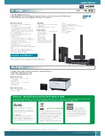 Preview for 27 page of Panasonic DVD Home Theatre System Specification Sheet