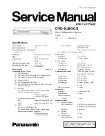 Panasonic DVD-K29GCS Service Manual preview