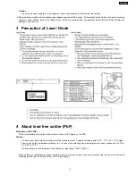 Preview for 5 page of Panasonic DVD-K29GCS Service Manual