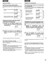 Preview for 61 page of Panasonic DVD-K510 Operating Instructions Manual