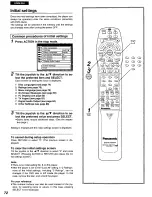 Preview for 72 page of Panasonic DVD-K510 Operating Instructions Manual