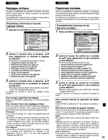 Preview for 73 page of Panasonic DVD-K510 Operating Instructions Manual