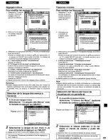 Preview for 79 page of Panasonic DVD-K510 Operating Instructions Manual