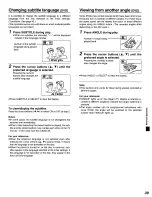 Preview for 39 page of Panasonic DVD-K520 Operating Instructions Manual