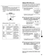 Preview for 41 page of Panasonic DVD-K520 Operating Instructions Manual