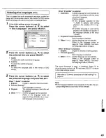 Preview for 43 page of Panasonic DVD-K520 Operating Instructions Manual