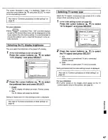 Preview for 47 page of Panasonic DVD-K520 Operating Instructions Manual