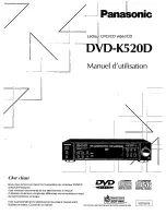 Preview for 59 page of Panasonic DVD-K520 Operating Instructions Manual