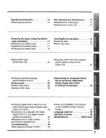 Preview for 7 page of Panasonic DVD-L50A Operating Instructions Manual