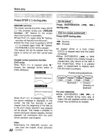 Preview for 22 page of Panasonic DVD-L50A Operating Instructions Manual