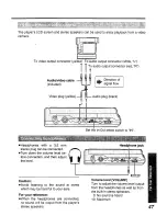 Preview for 47 page of Panasonic DVD-L50A Operating Instructions Manual