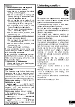 Preview for 7 page of Panasonic DVD-LA95EE Operating Instructions Manual