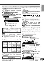 Preview for 11 page of Panasonic DVD-LA95EE Operating Instructions Manual