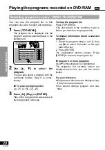 Preview for 20 page of Panasonic DVD-LA95EE Operating Instructions Manual