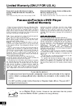 Preview for 52 page of Panasonic DVD-LA95EE Operating Instructions Manual