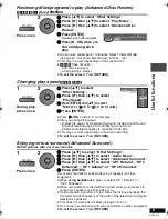 Preview for 13 page of Panasonic DVD LS82 - DVD Player - 8.5 Operating Instructions Manual