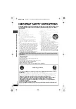 Preview for 4 page of Panasonic DVD-LX8EE Operating Instructions Manual