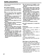 Preview for 8 page of Panasonic DVD-P10 Operating Instructions Manual