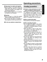 Preview for 9 page of Panasonic DVD-P10 Operating Instructions Manual