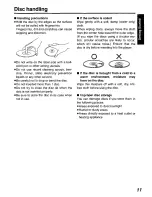 Preview for 11 page of Panasonic DVD-P10 Operating Instructions Manual