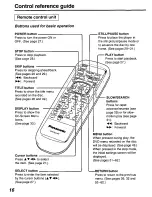 Preview for 16 page of Panasonic DVD-P10 Operating Instructions Manual