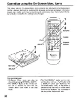 Preview for 32 page of Panasonic DVD-P10 Operating Instructions Manual