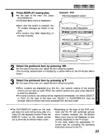 Preview for 33 page of Panasonic DVD-P10 Operating Instructions Manual