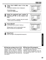 Preview for 43 page of Panasonic DVD-P10 Operating Instructions Manual