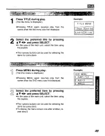 Preview for 49 page of Panasonic DVD-P10 Operating Instructions Manual