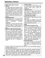 Preview for 70 page of Panasonic DVD-P10 Operating Instructions Manual