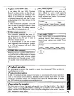 Preview for 71 page of Panasonic DVD-P10 Operating Instructions Manual