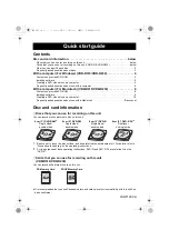 Preview for 1 page of Panasonic DVD Palmcorder Camcorder VDR-D310 Quick Start Manual