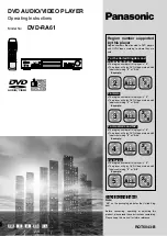 Panasonic DVD-RA61A Operating Instructions Manual preview