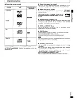 Preview for 5 page of Panasonic DVD-RP62K Operating Operating Instructions Manual