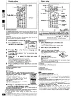 Preview for 8 page of Panasonic DVD-RP62K Operating Operating Instructions Manual