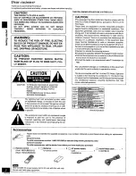 Preview for 2 page of Panasonic DVD-RP91K Operating Instructions Manual