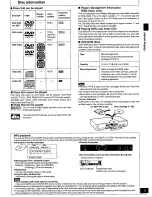 Preview for 5 page of Panasonic DVD-RP91K Operating Instructions Manual