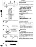 Preview for 10 page of Panasonic DVD-RP91K Operating Instructions Manual