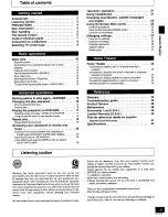 Preview for 3 page of Panasonic DVD-RP91N Operating Operating Instructions Manual