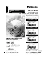 Preview for 1 page of Panasonic DVD-RV22K Operating Operating Instructions Manual