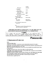 Preview for 3 page of Panasonic DVD-RV22PP Service Manual